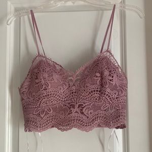 pink brallette top